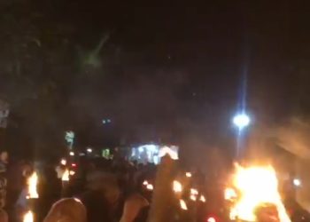 Lebaran 2023 Warga Masyarakat Kampung Cikupa Gelar Pawai Takbir Keliling