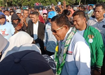 Ribuan Warga Mubar Nyatakan Dukungan untuk Pasangan ASR-Hugua